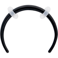 16G 3/8 Black Pincher Crescent Taper