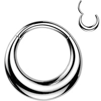 16G 3/8 Simplicity Thick Precision Hinged Segment Ring