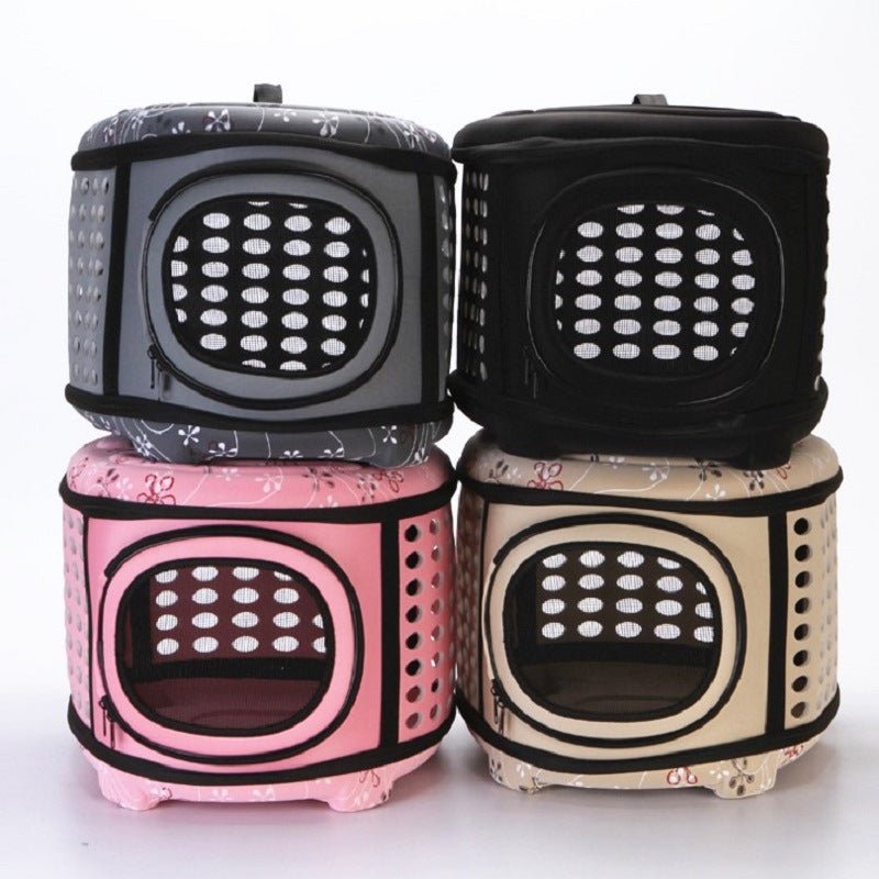Foldable Pet Dog Cat Puppy Handbag Carrier Cage - Jaico Online Shop