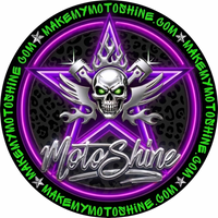 MotoShine Logo Decal 3”