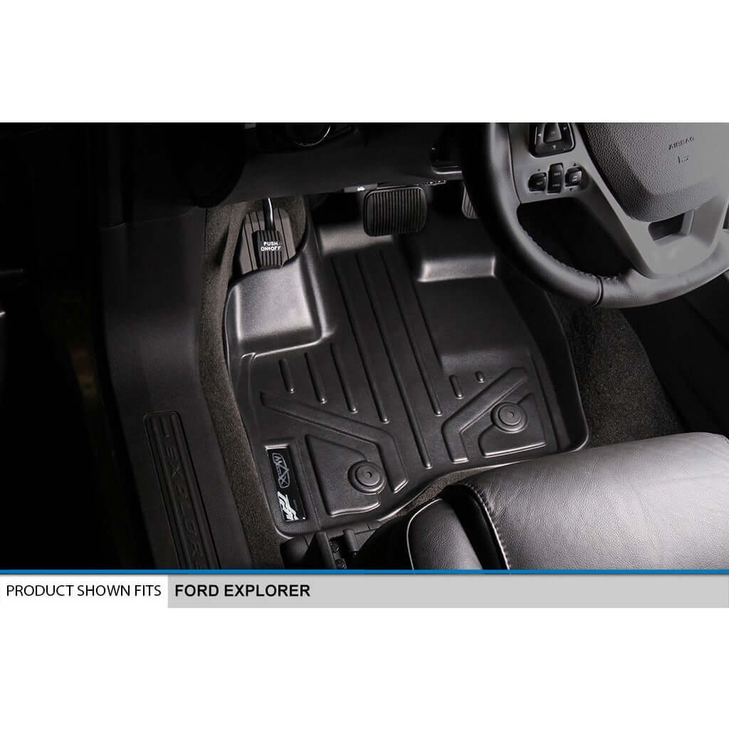 SMARTLINER Custom Fit Floor Liners For 2011-2014 Explorer (without 2nd Row Center Console)