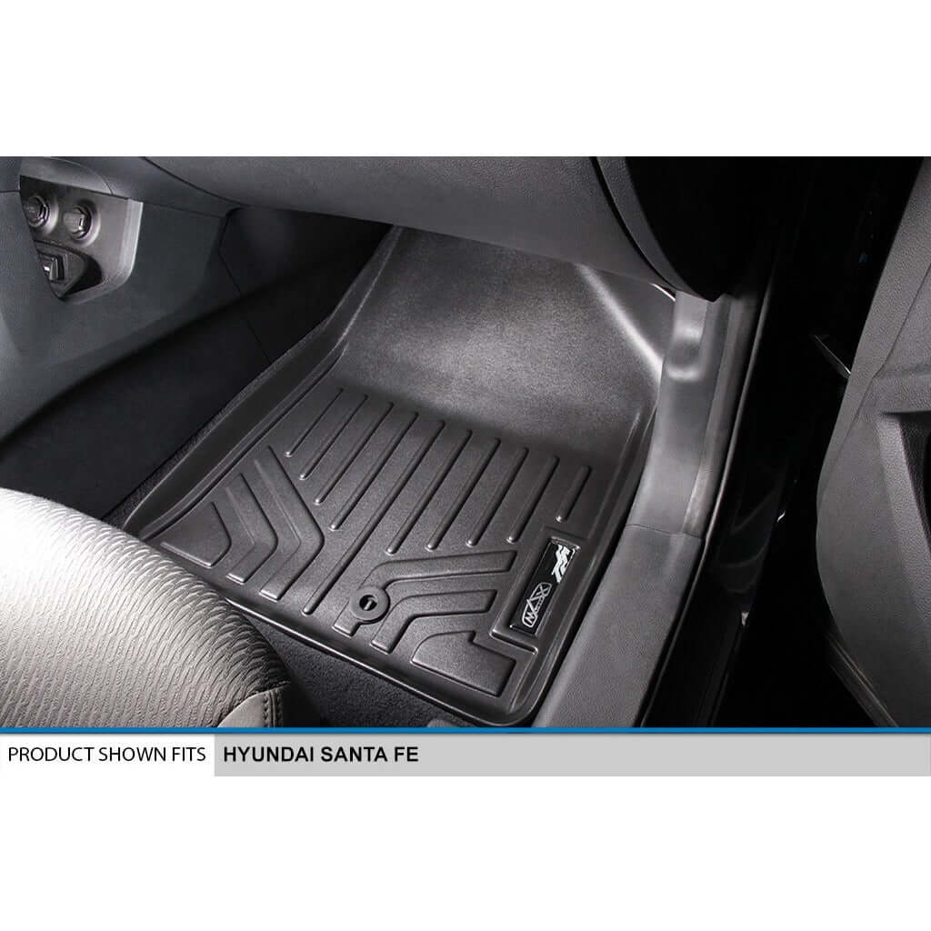 SMARTLINER Custom Fit Floor Liners For 2013-2018 Hyundai Santa Fe (5 Passenger Model)