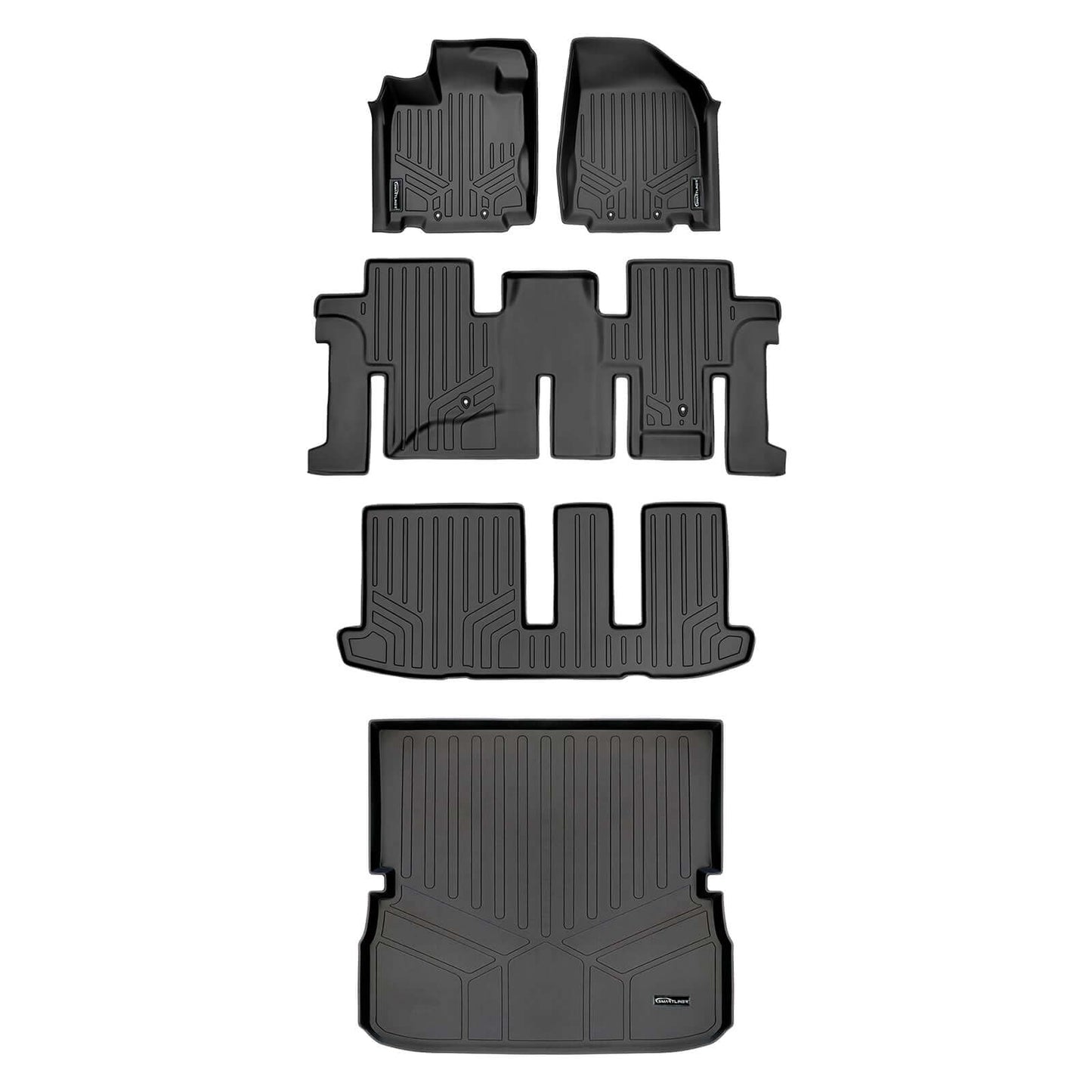 SMARTLINER Custom Fit Floor Liners For 2013-2020 Nissan Pathfinder / 2013 Infiniti JX35