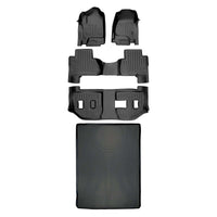 SMARTLINER Custom Fit Floor Liners For 2015-2020 Cadillac Escalade ESV with 2nd Row Bench Seat