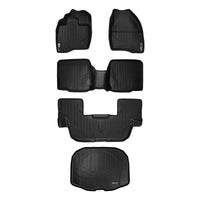 SMARTLINER Custom Fit Floor Liners For 2015-2016 Ford Explorer with 2nd Row Center Console