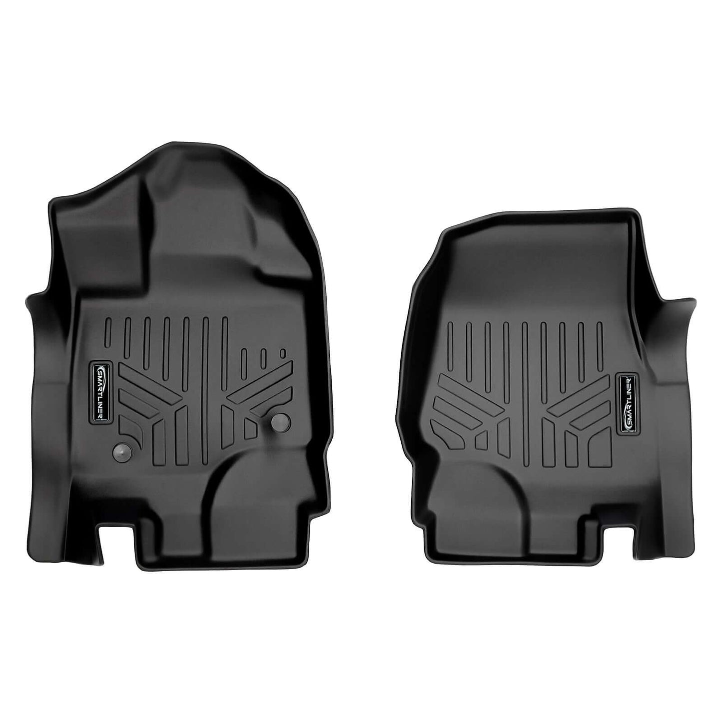 SMARTLINER Custom Fit Floor Liners For 2015-2025 Ford F-150 SuperCab with 1st Row Bench Seat with Vinyl Flooring