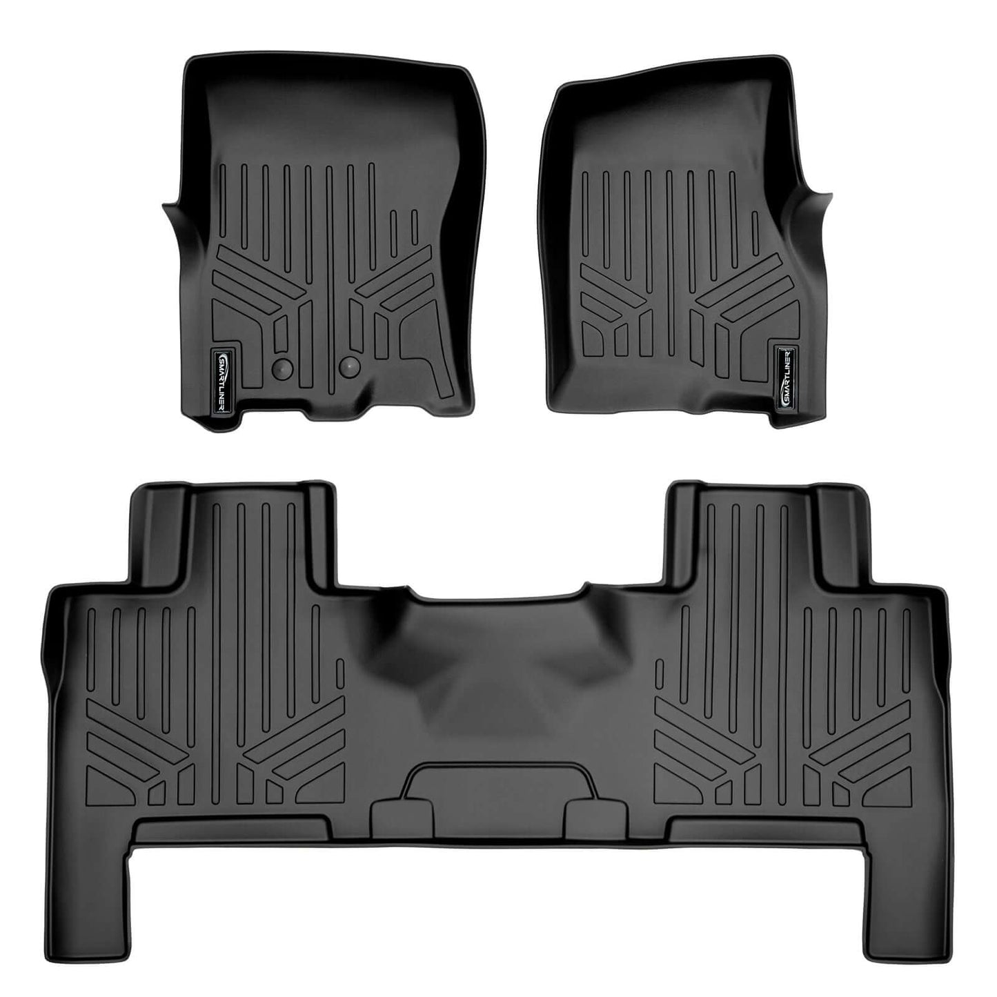 SMARTLINER Custom Fit Floor Liners For 2011 - 2017 Ford Expedition/Lincoln Navigator with Console