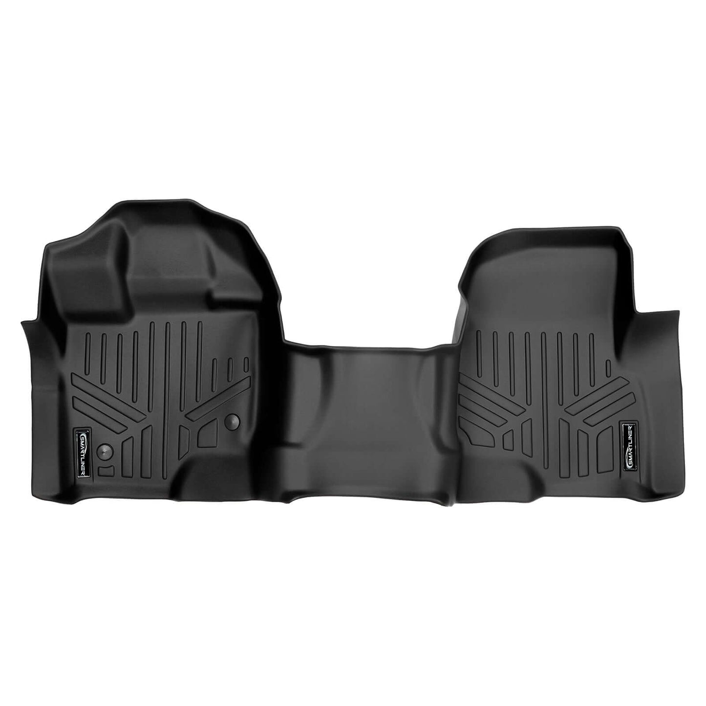 SmartCoverage™ Custom Fit Floor Liners For 2015-2025 Ford F-150 SuperCrew Cab with 1st Row Bench Seat No 2nd Row Underseat Storage (Vinyl Flooring)