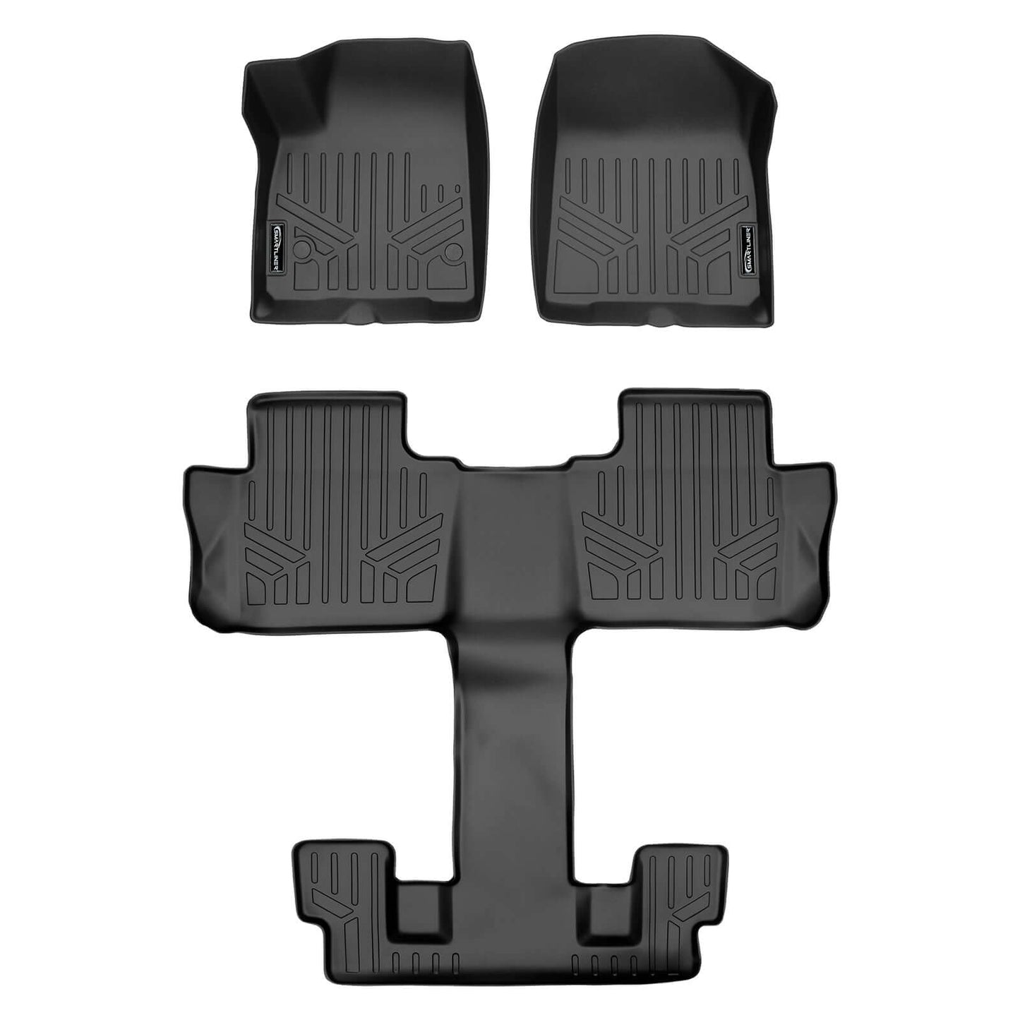 SMARTLINER Custom Fit Floor Liners For 2017-2023 GMC Acadia (6 Passenger)