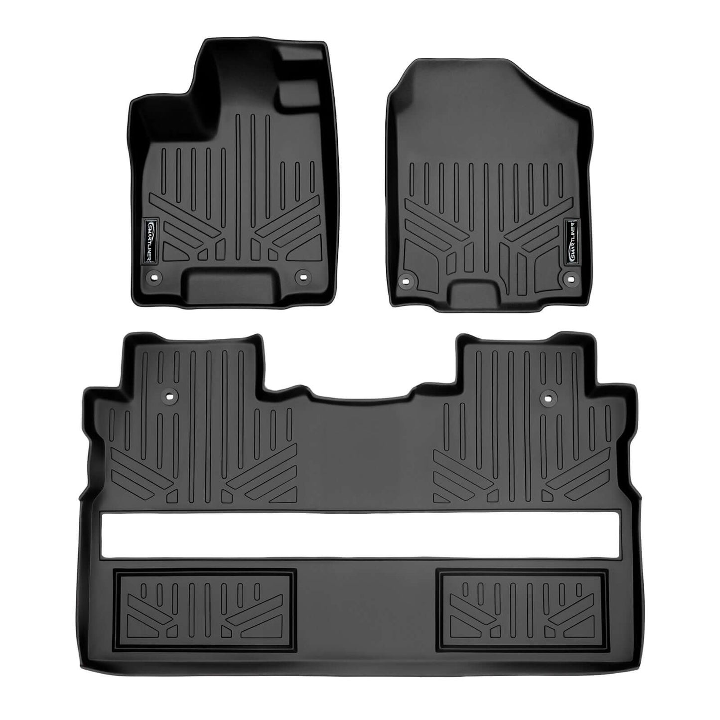 SMARTLINER Custom Fit Floor Liners For 2017-2025 Honda Ridgeline Crew Cab