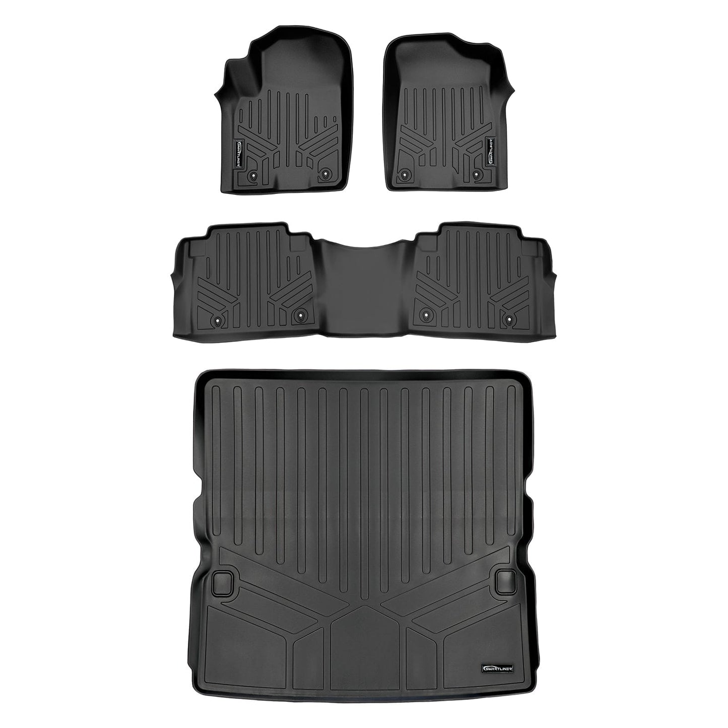 SMARTLINER Custom Fit Floor Liners For 17 18 Armada/11 13 Infiniti QX56/2014 2018 QX80