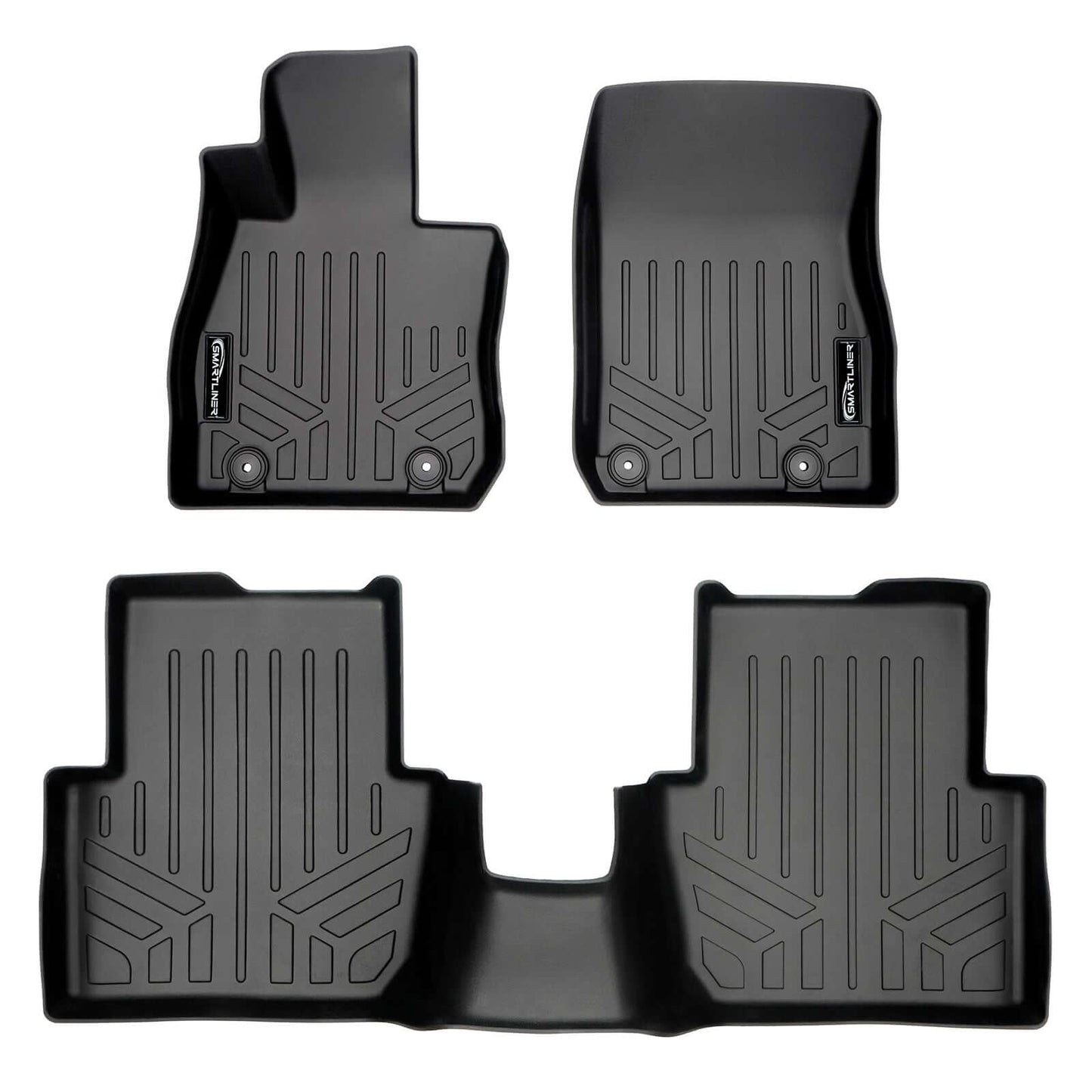 SMARTLINER Custom Fit Floor Liners For 2016-2021 Mazda CX-3 With Cargo Tray