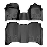 SMARTLINER Custom Fit Floor Liners For 2017-2024 Nissan Titan XD Crew Cab with 1st Row Bench Seat No Underseat ToolBox