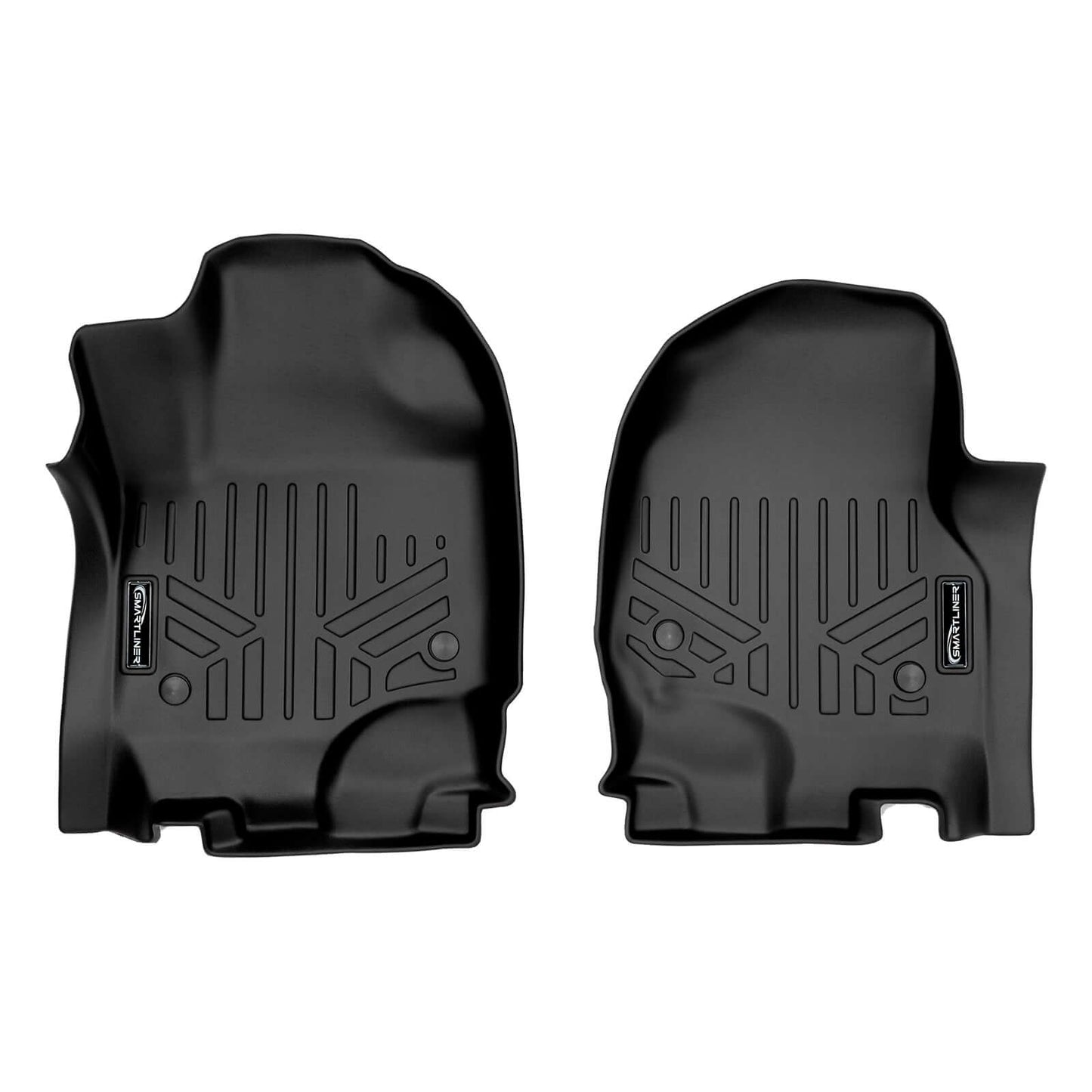 SMARTLINER Custom Fit Floor Liners For 2018-2024 Ford Expedition Max/Lincoln Navigator L 2nd Row Bucket Seats (Only Max or L)