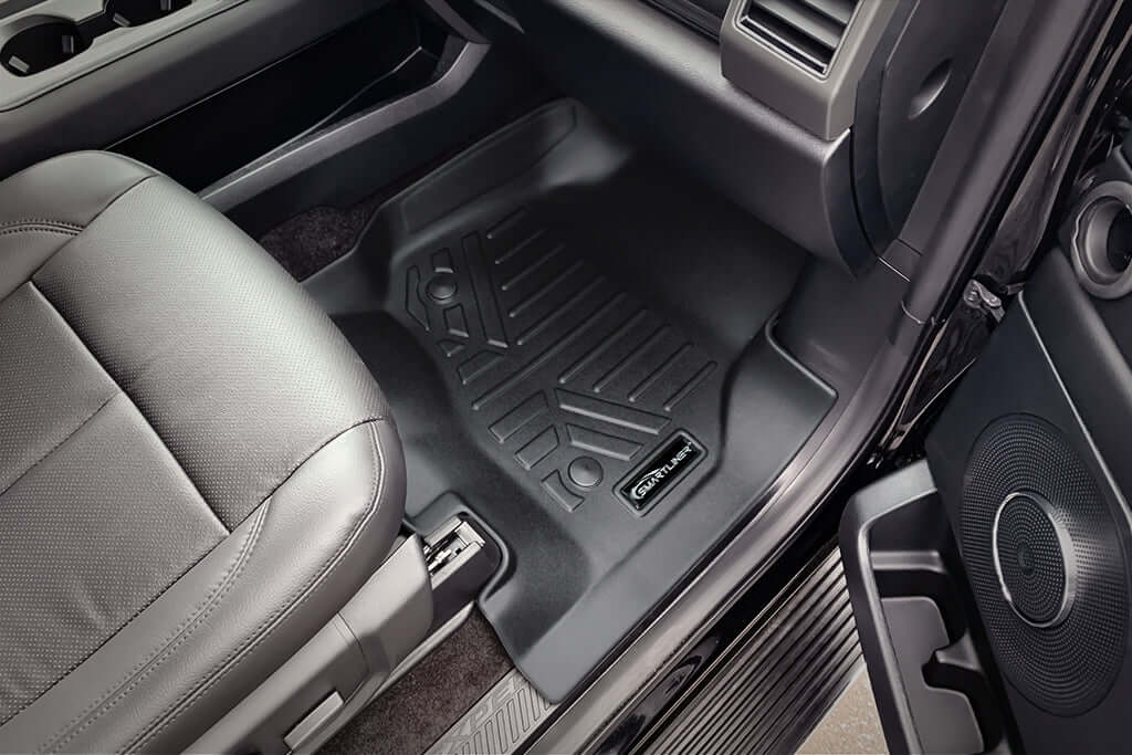 Smart Trim™ Custom Fit Floor Liners For 2018-2024 Lincoln Navigator 2nd Row Bucket Seats (Only Max or L)