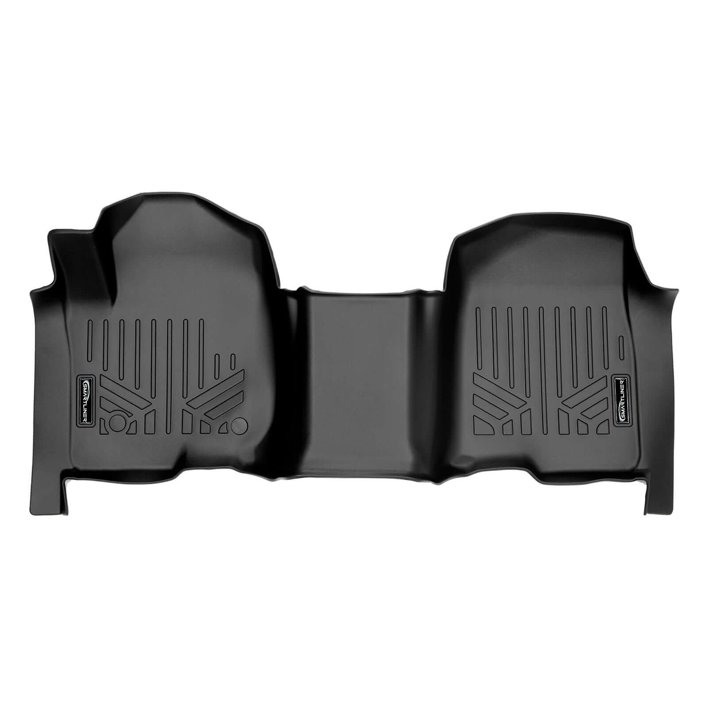 SMARTLINER Custom Fit Floor Liners For 2019-2021 Silverado/Sierra 1500/2500/3500 Crew Cab with 1st Row Bench Seat (No underseat)
