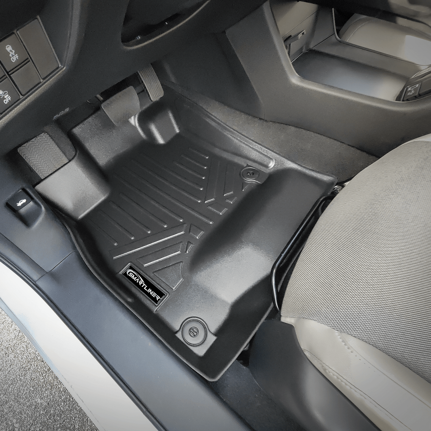 SMARTLINER Custom Fit Floor Mat Liner Set Compatible With 2018-2021 Honda Clarity