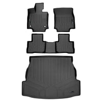 SMARTLINER Custom Fit Floor Liners For 2021-2025 Toyota RAV4 Prime (With Subwoofer in Cargo Area)
