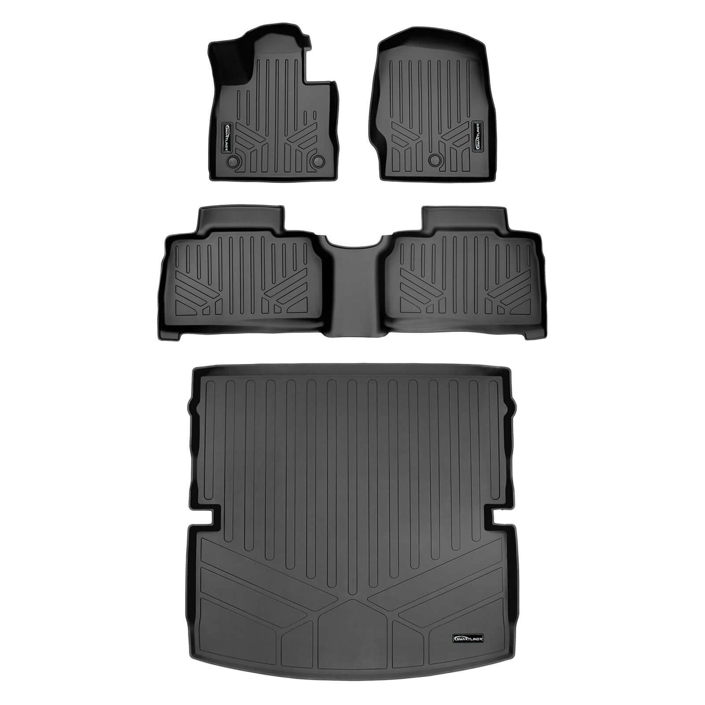 SMARTLINER Custom Fit Floor Liners For for 2020-2025 Ford Explorer 7 Passenger