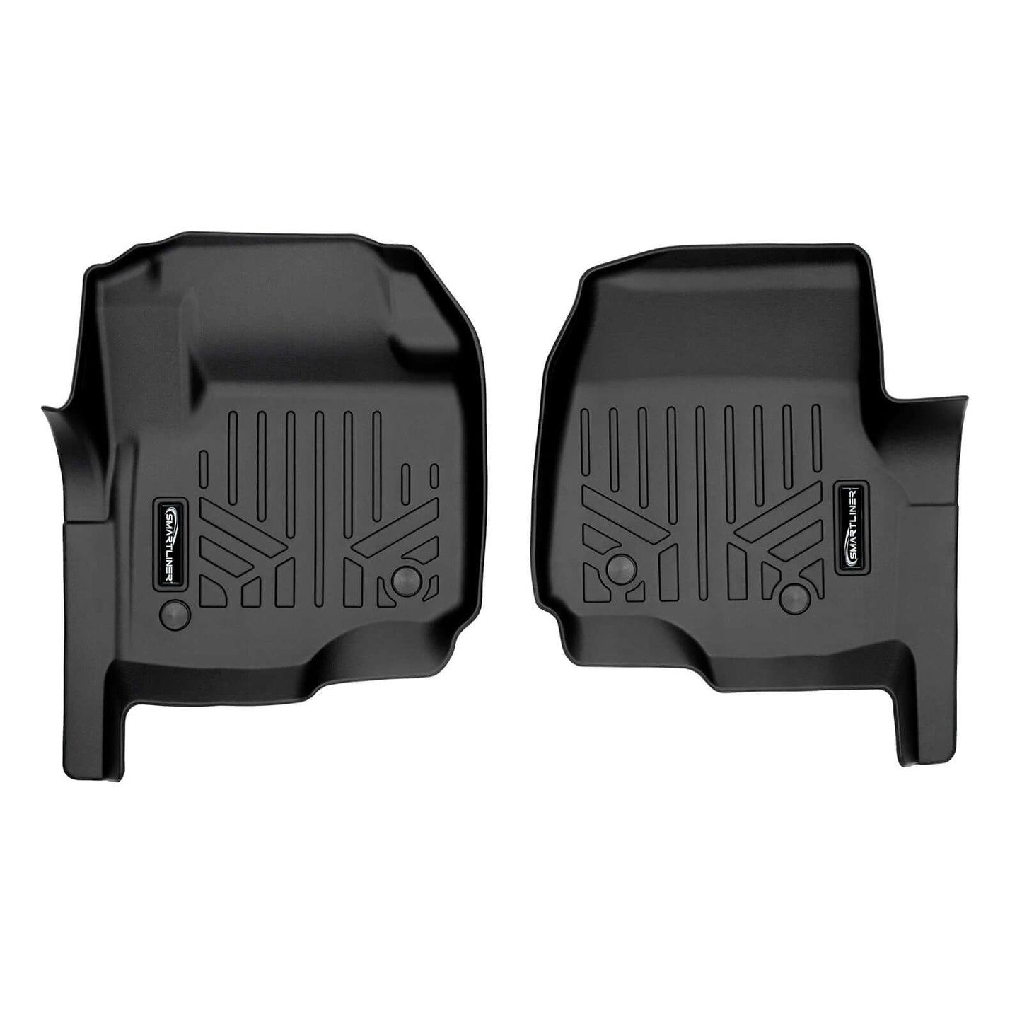 SMARTLINER Custom Fit Floor Liners For 2017-2025 SuperCab with Vinyl Flooring & Bucket Seats