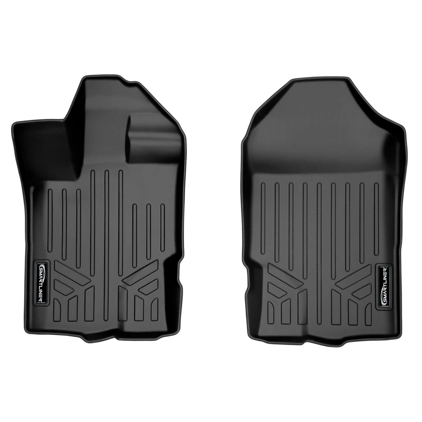 SMARTLINER Custom Fit Floor Liners For 2019-2023 Ford Ranger SuperCab with Vinyl Flooring