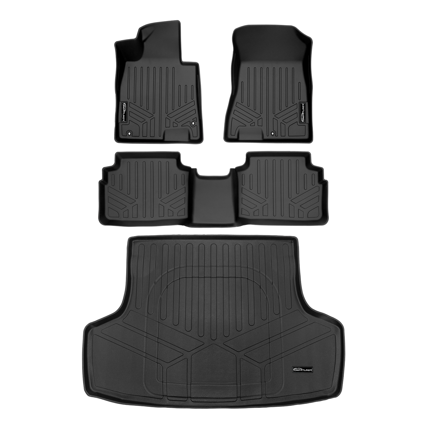 SMARTLINER Custom Fit Floor Liners For 2024-2025 Hyundai Sonata FWD Models