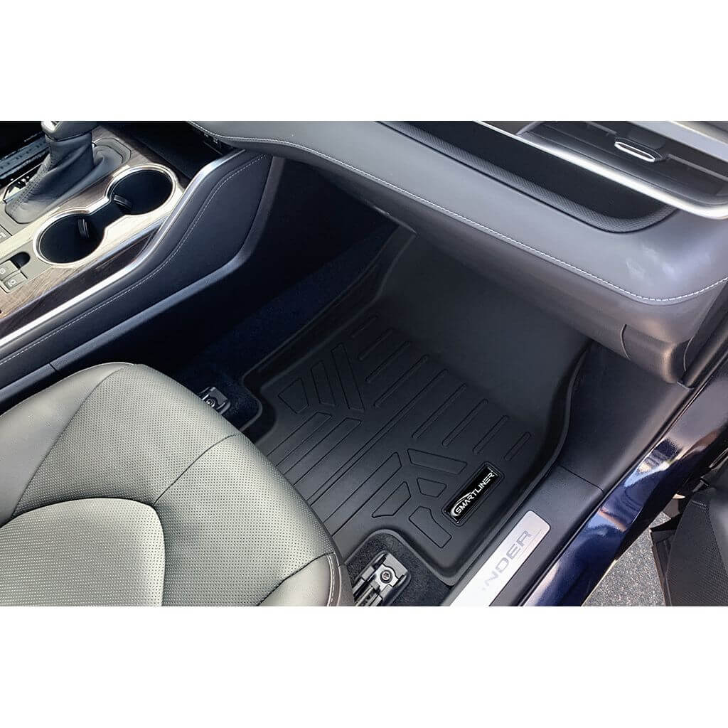 SMARTLINER Custom Fit Floor Liners For 2020-2025 Toyota Highlander Hybrid (without subwoofer)