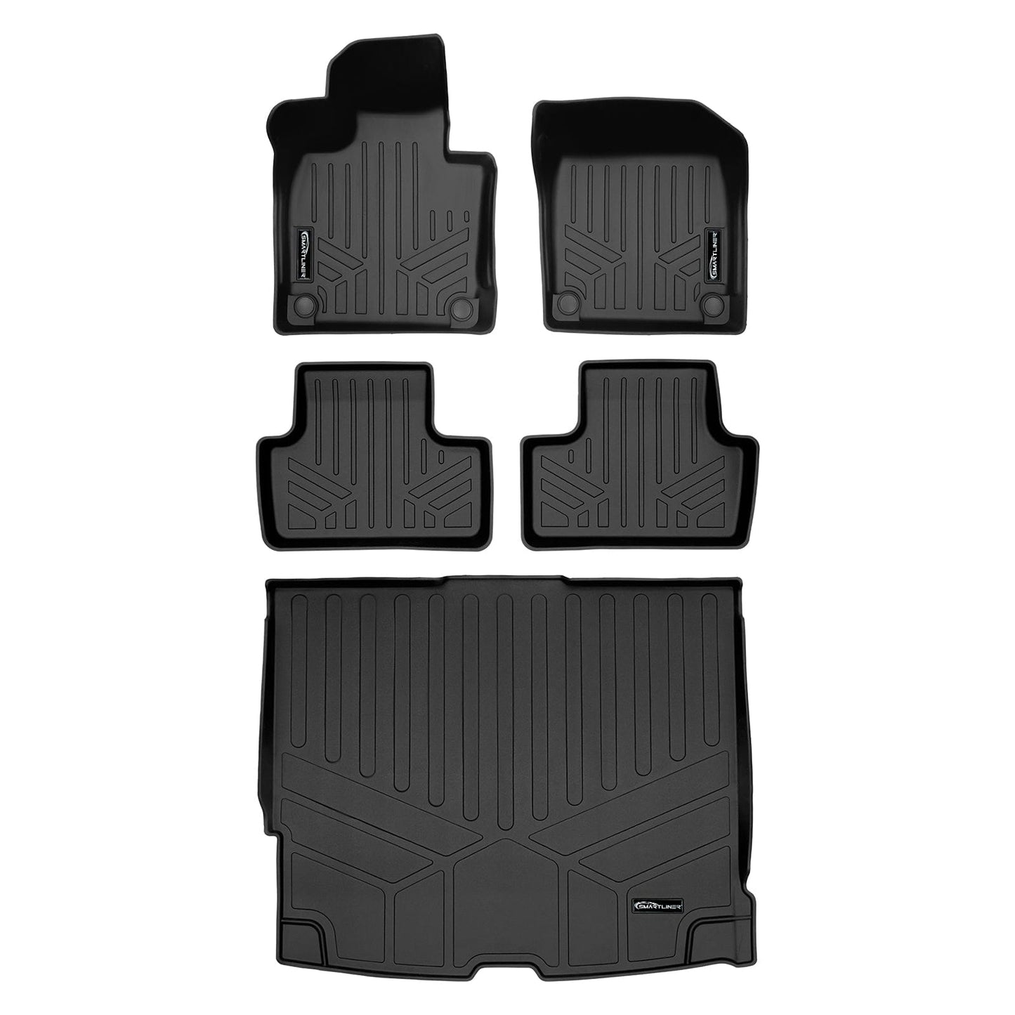 SMARTLINER Custom Fit Floor Liners For 2018-2025 Volvo XC60 (Hybrid Models)/ Volvo XC60 Recharge