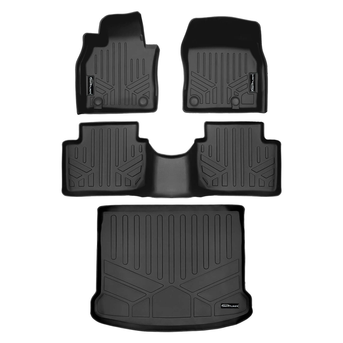 SMARTLINER Custom Fit Floor Liners For 2019-2025 Mazda 3 AWD (Hatchback)