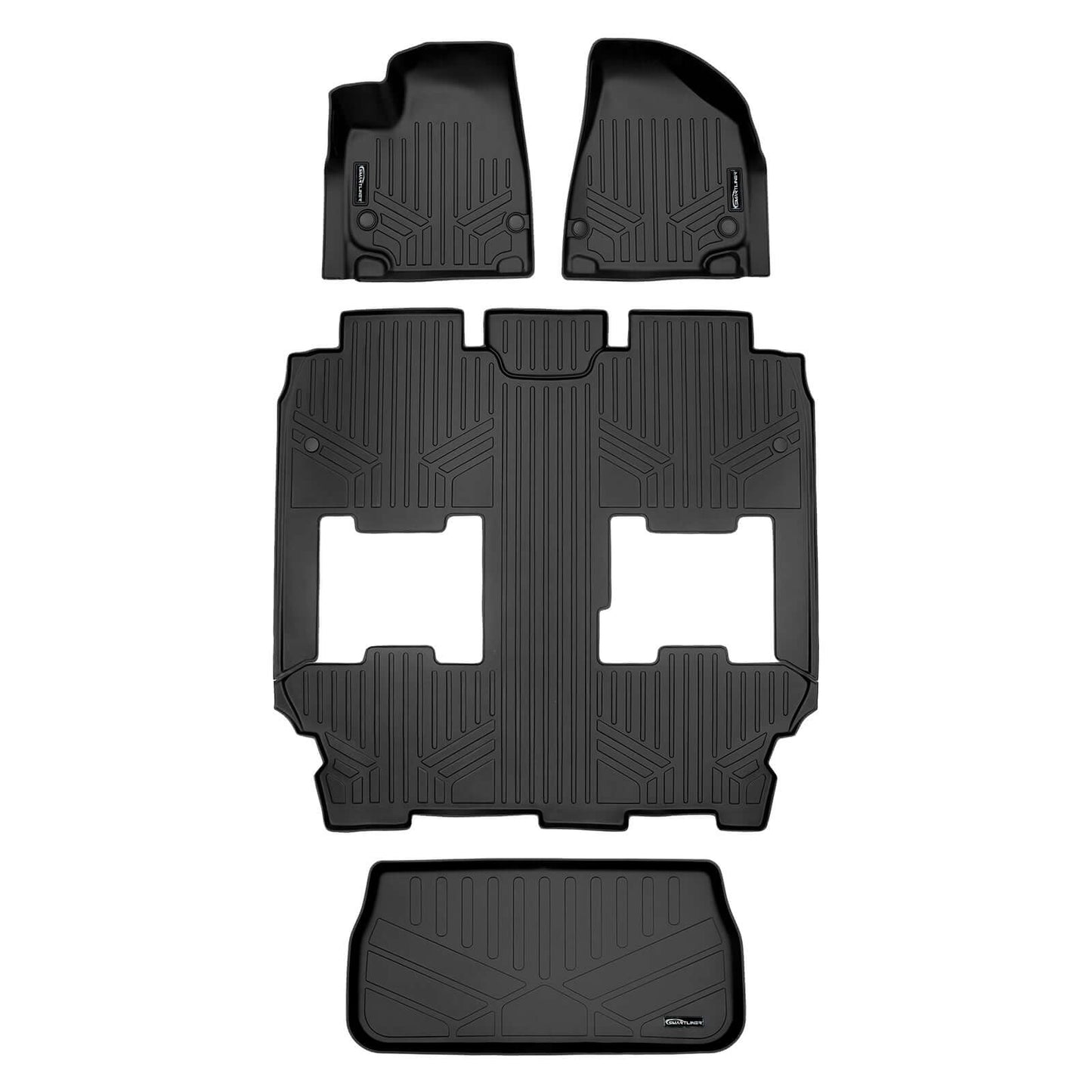 Smart Trim™ Custom Fit Floor Liners For 2021-2024 Chrysler Pacifica Limited Hybrid