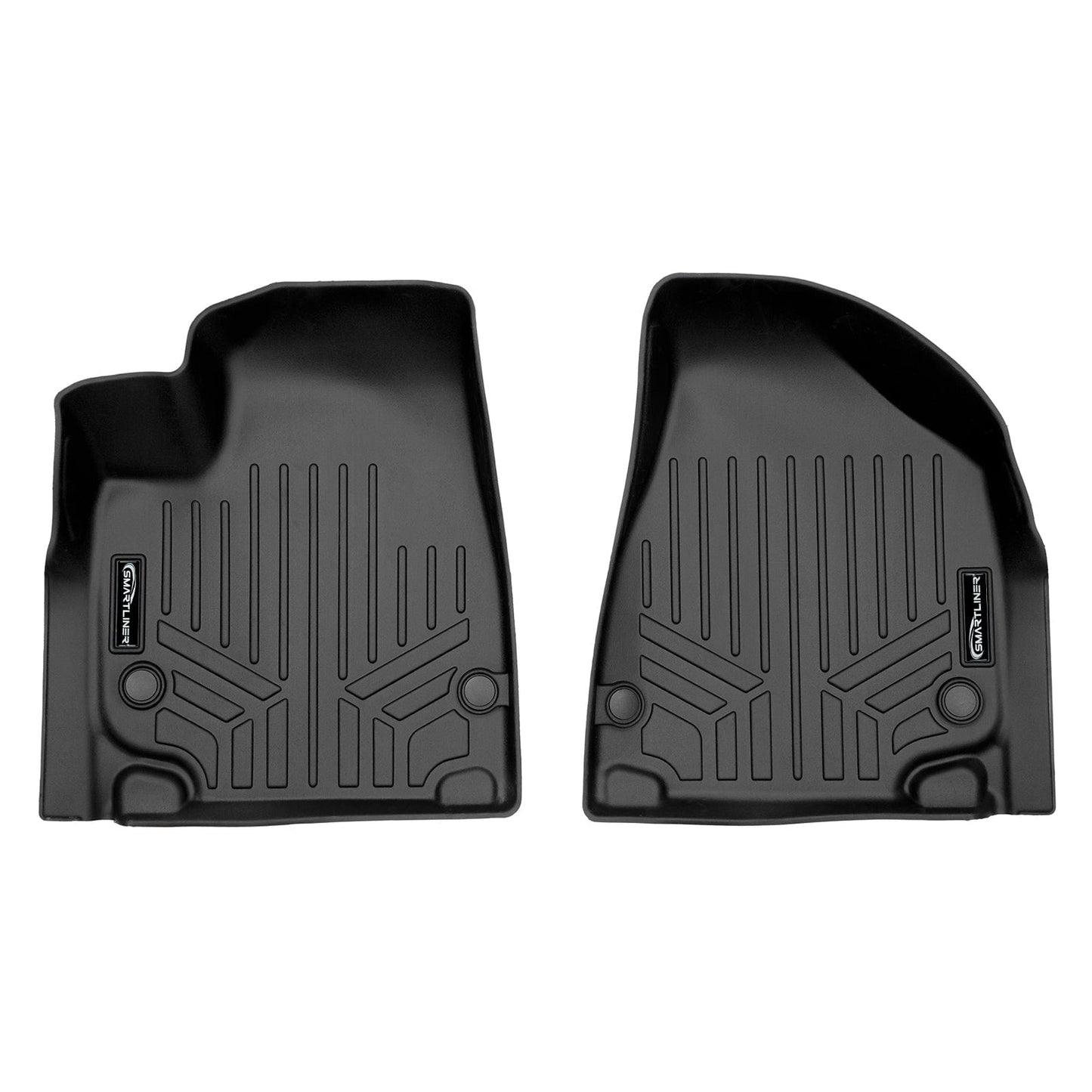SMARTLINER Custom Fit Black 3 Row Liner Set & Cargo Liner Behind 3rd Row Compatible With 2021-2025 Chrysler Pacifica  (Fits Limited)