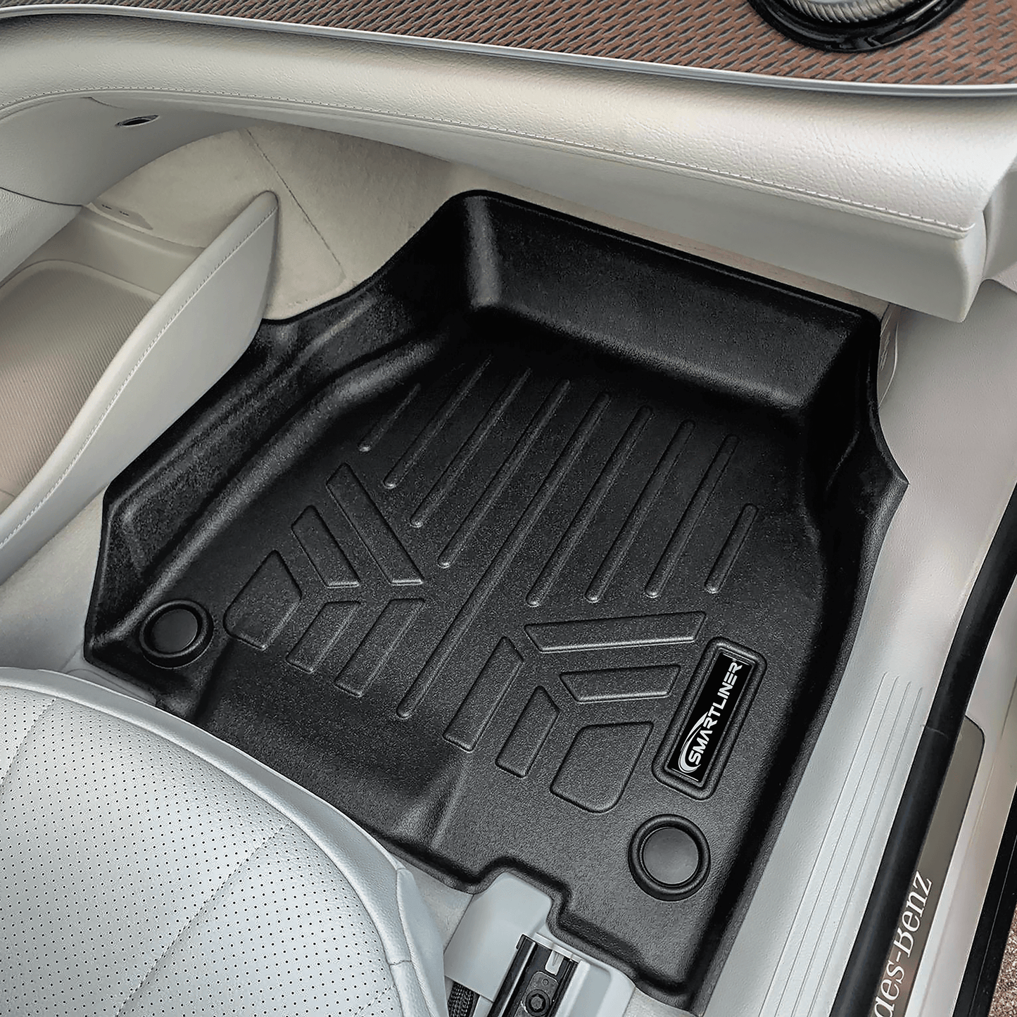 SMARTLINER Custom Fit Floor Liners For 2023-2025 Mercedes-Benz EQE Sedan Models