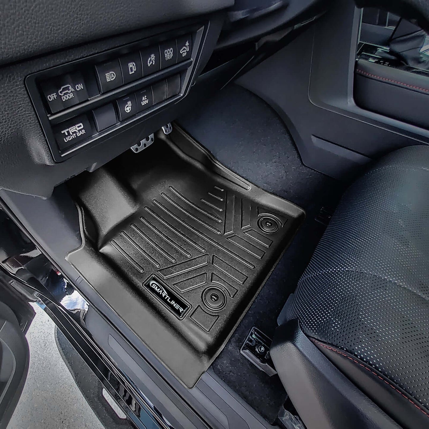 SMARTLINER Custom Fit Floor Liners For 2023-2026 Toyota Sequoia (8 Passenger Models)