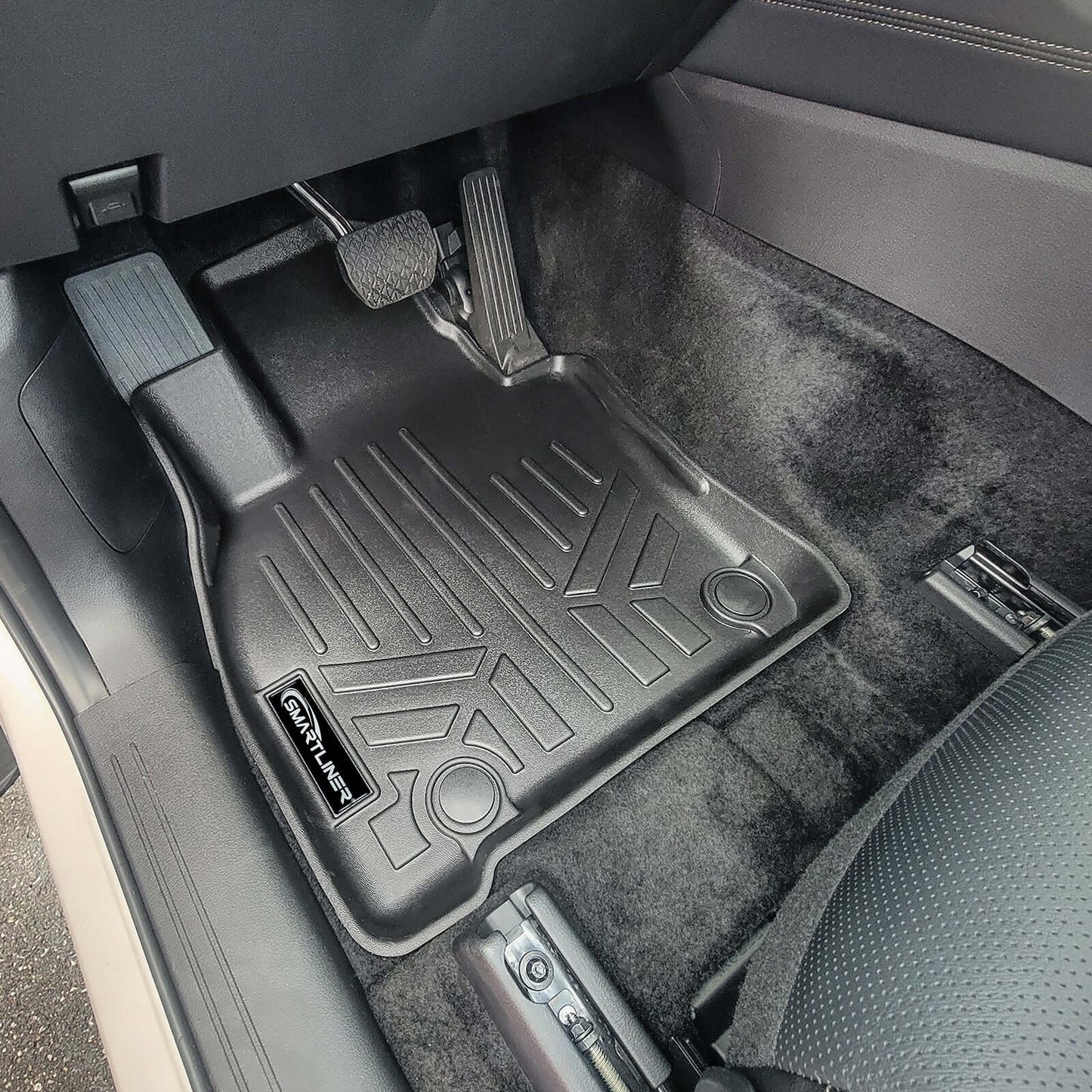 SMARTLINER Custom Fit Floor Liners For 2024-2025 Mazda CX-90 (Only Fits 2nd Row Bucket Seats With Center Console)