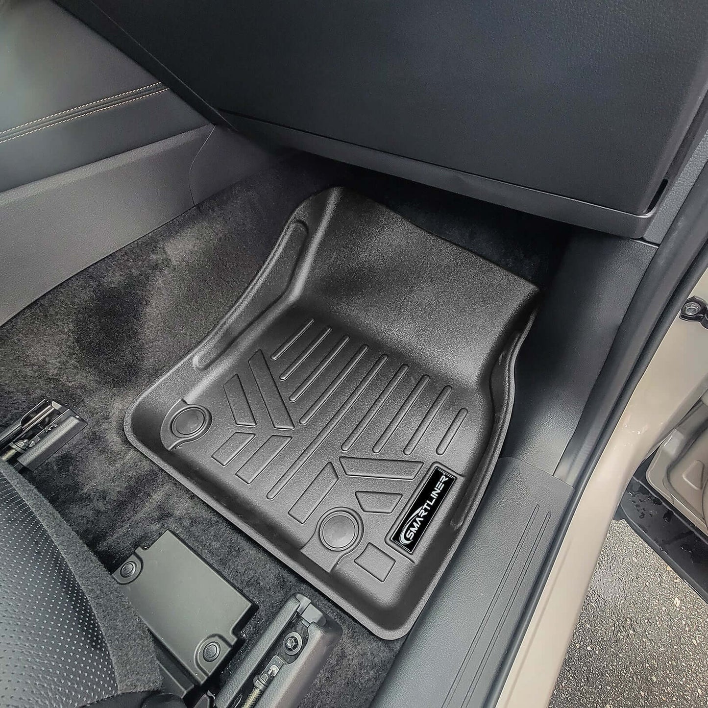 SMARTLINER Custom Fit Floor Liners For 2024-2025 Mazda CX-90 (Only Fits 2nd Row Bucket Seats With Center Console)