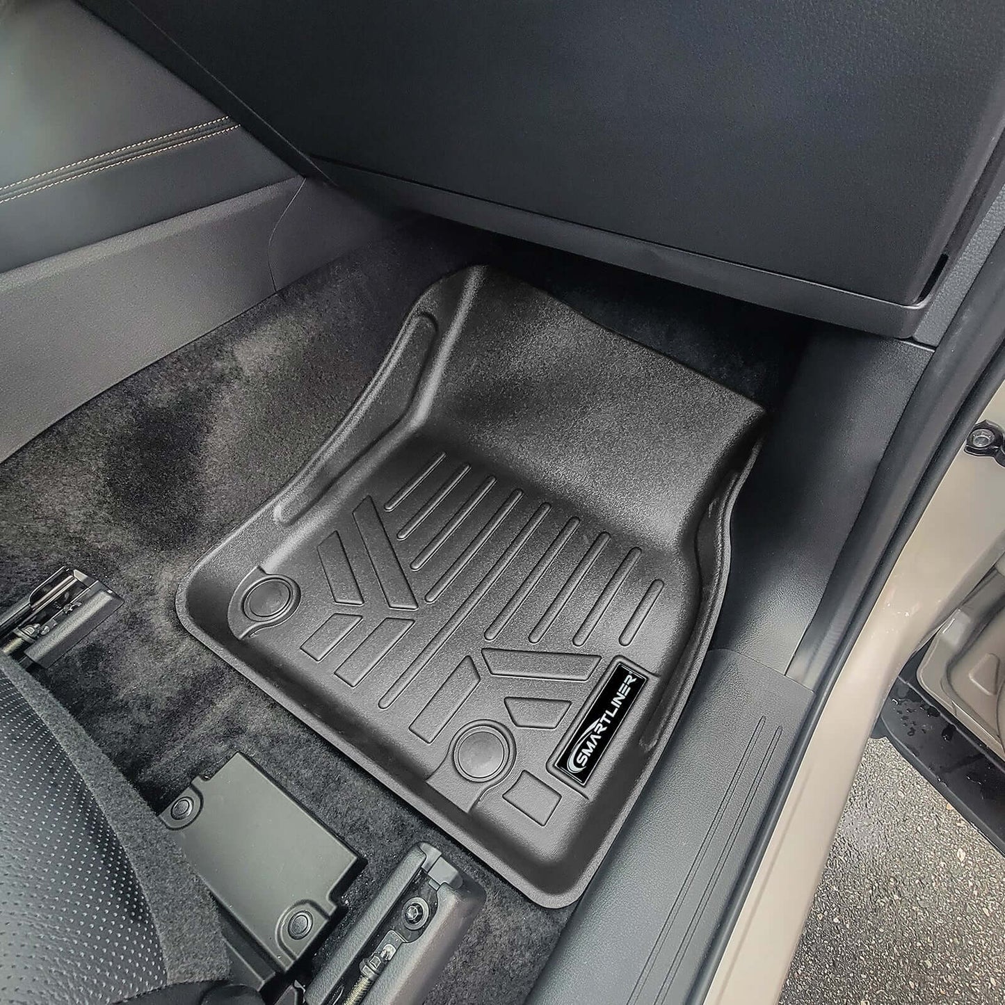 SMARTLINER Custom Fit Floor Liners For 2024-2025 Mazda CX-90 (Only Fits 2nd Row Bucket Seats With No Center Console)
