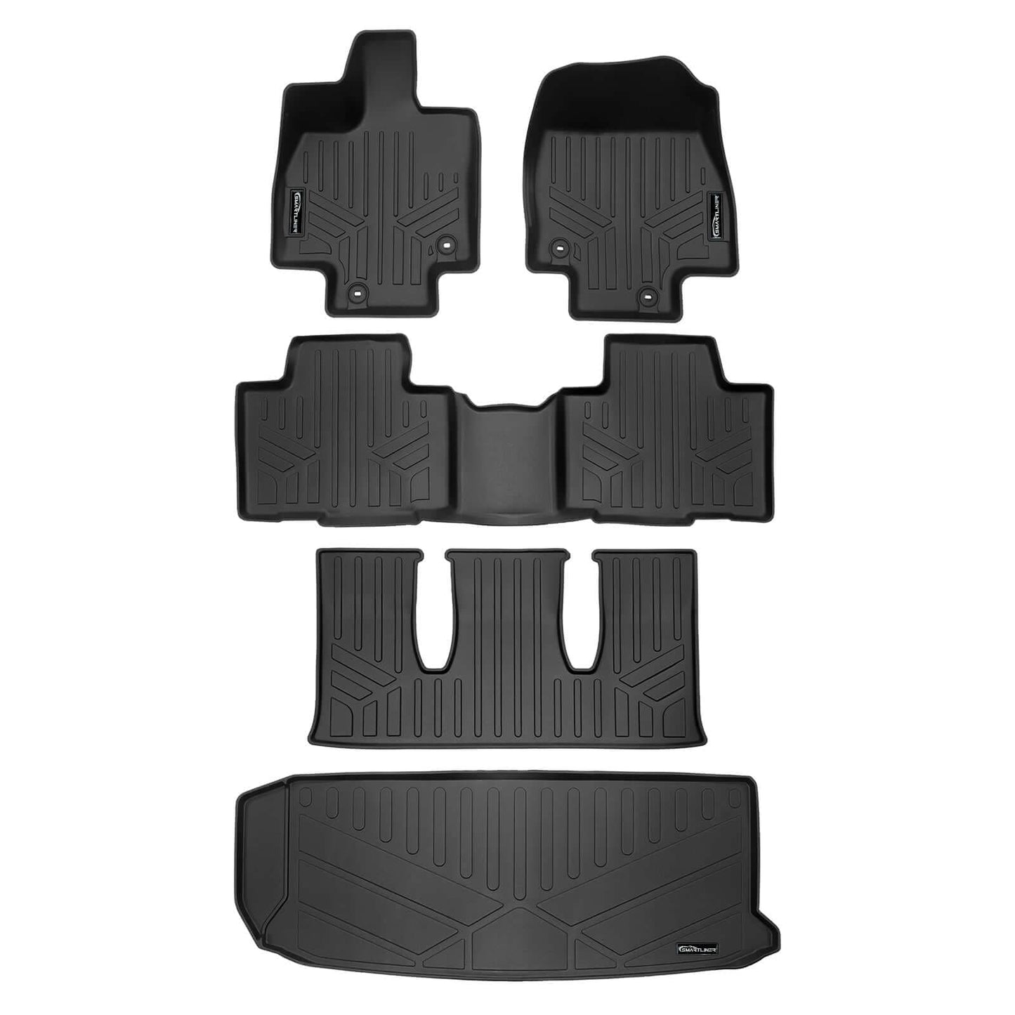 SMARTLINER Custom Fit Floor Liners For 2024 - 2026 Toyota Grand Highlander Hybrid