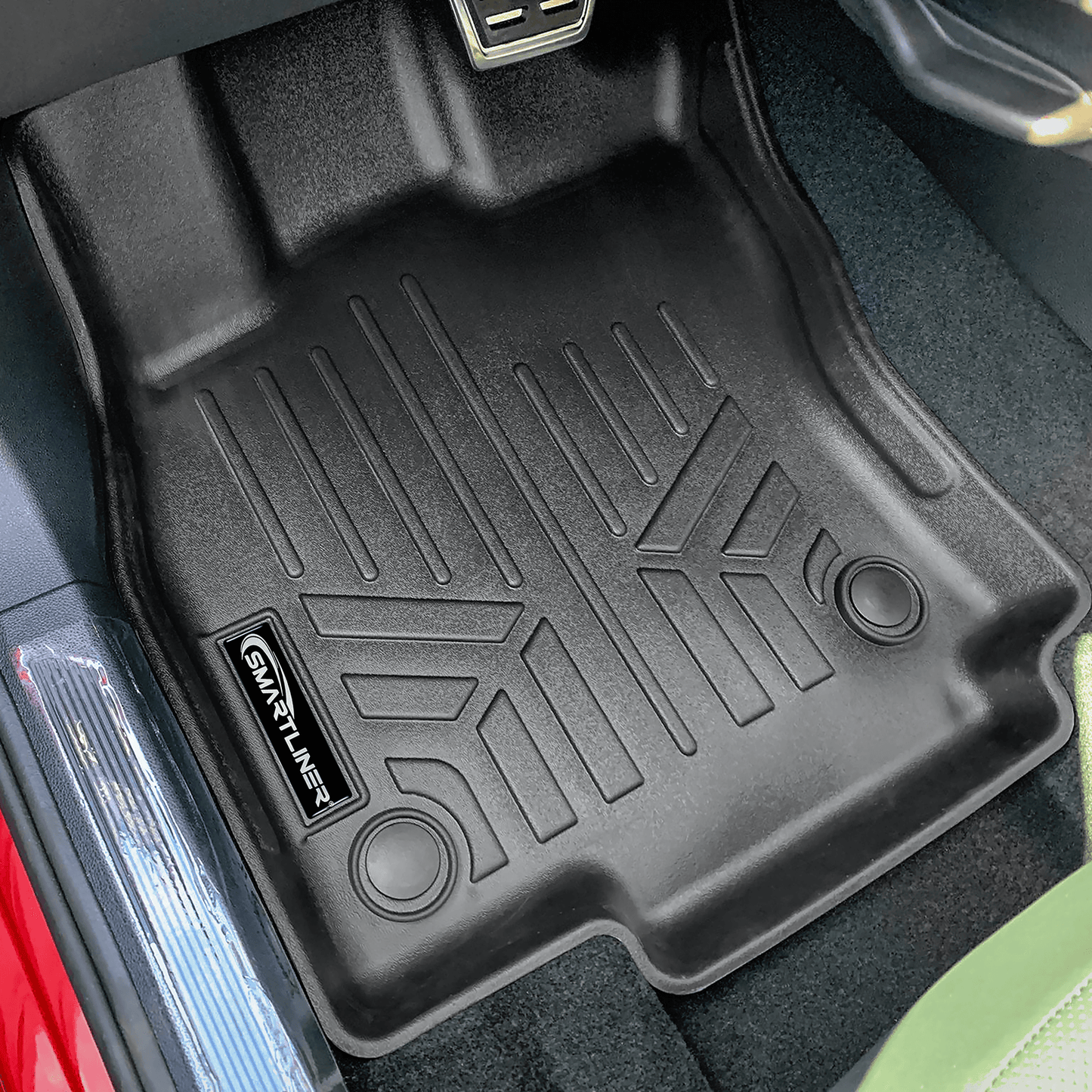 SMARTLINER 2 Row Floor & Cargo Liner Set For 2015-2021 Volkswagen Golf /GTI / 2017 - 2019 Golf Alltrack