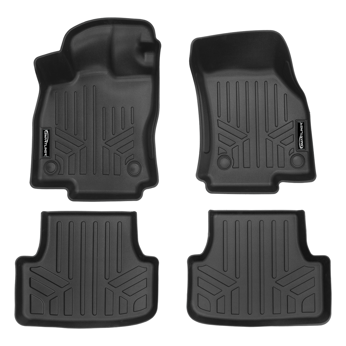 SMARTLINER 2 Row Floor & Cargo Liner Set For 2015-2021 Volkswagen Golf /GTI / 2017 - 2019 Golf Alltrack