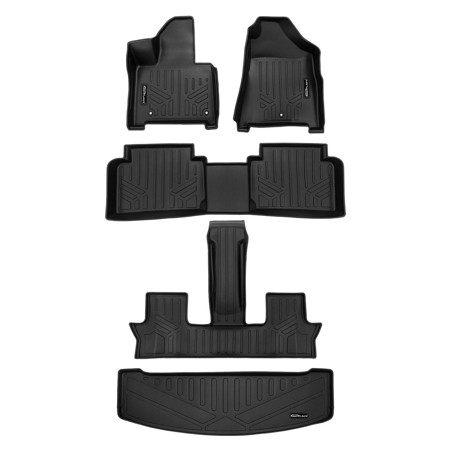 SMARTLINER Custom Fit Floor Liners For 2024 - 2026 Hyundai Santa Fe