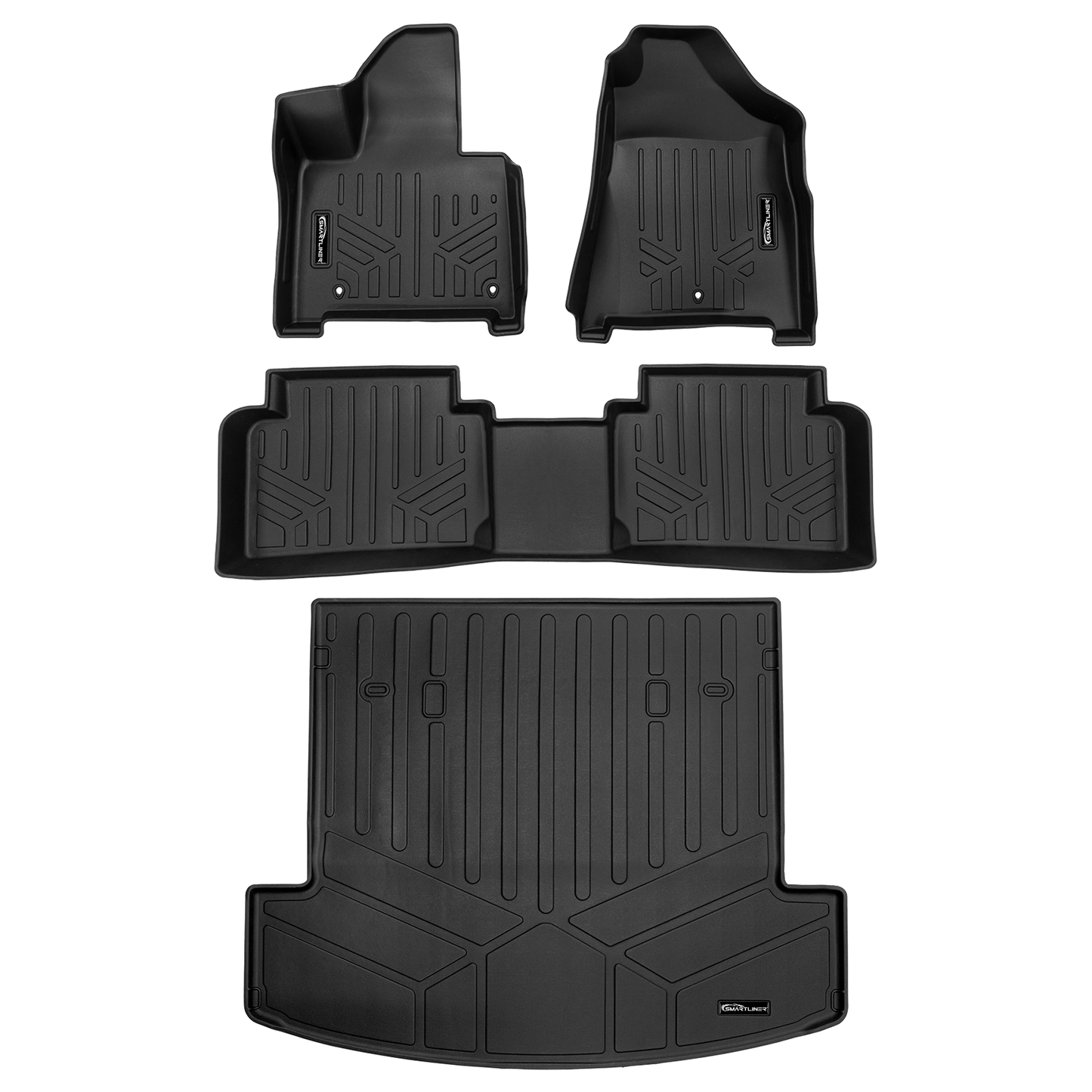 SMARTLINER Custom Fit Floor Liners For 2024-2026 Hyundai Santa Fe (SG)