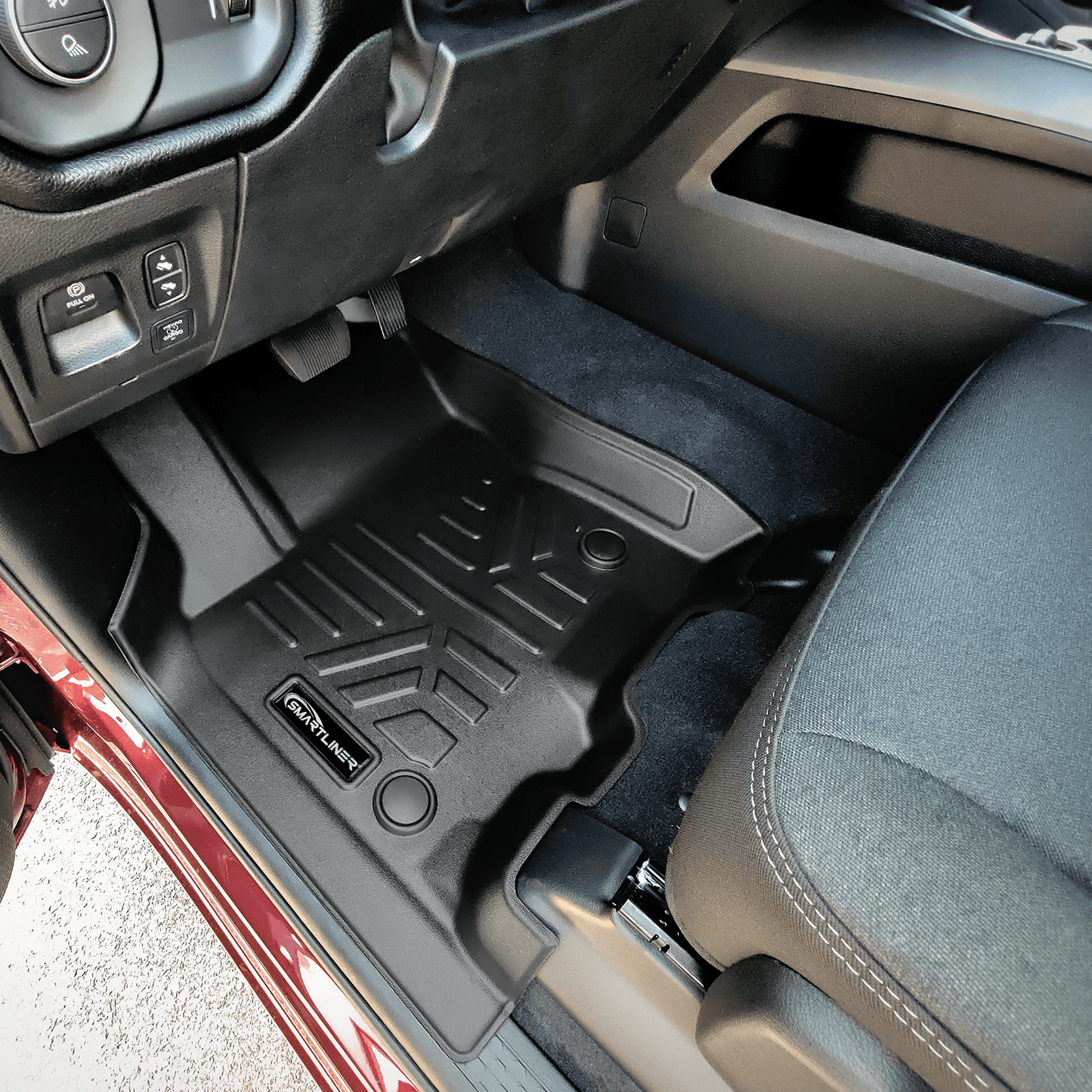 SmartCoverage™ Custom Fit Floor Liners For 2025-2026 Ram 1500 Crew Cab with Rear Underseat Storage Box