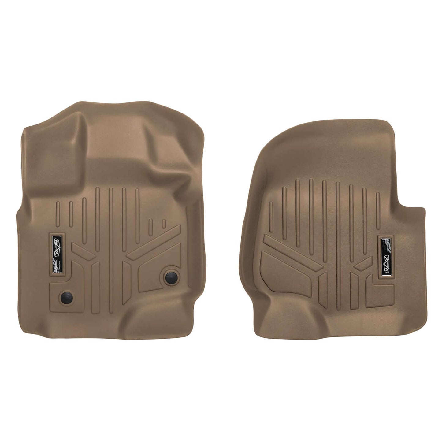 SMARTLINER Custom Fit Floor Liners For 2015-2025 Ford F-150 SuperCab with 1st Row Bucket Seats Vinyl Flooring