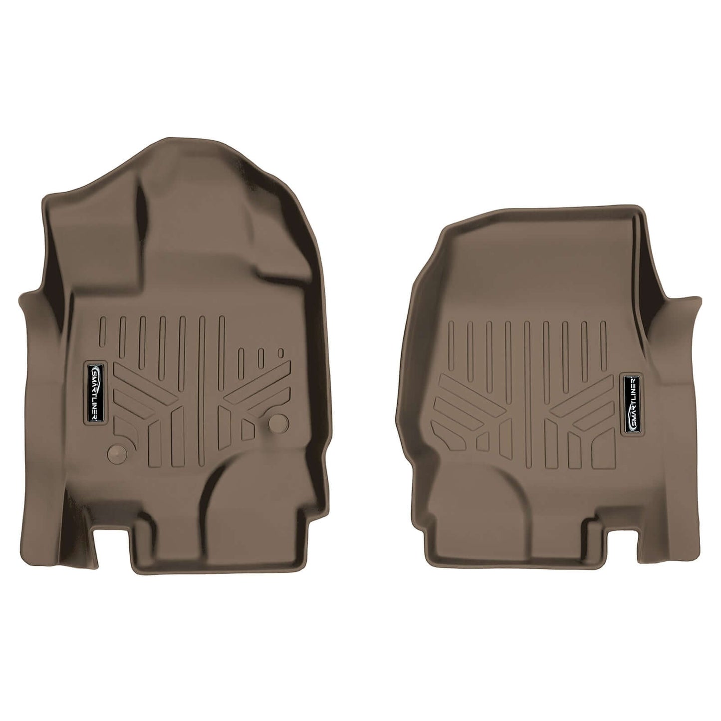 SmartCoverage™ Custom Fit Floor Liners For 2015-2025 Ford F-150 SuperCrew Cab with 1st Row Bucket Seats