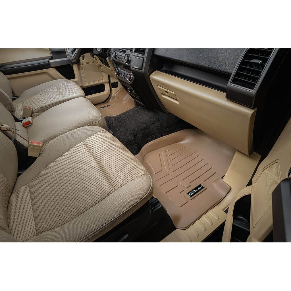 SMARTLINER Custom Fit Floor Liners For 2015-2025 Ford F-150 SuperCab with 1st Row Bucket Seats Carpeted Flooring