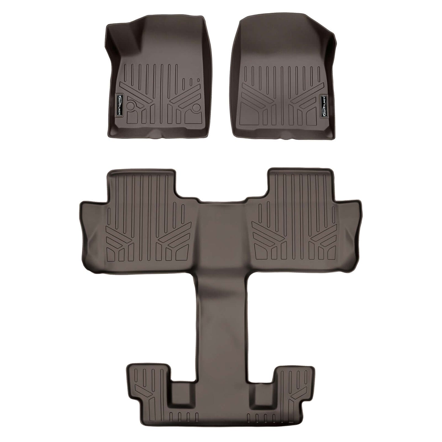 SMARTLINER Custom Fit Floor Liners for 2017-2023 GMC Acadia (6Passenger)