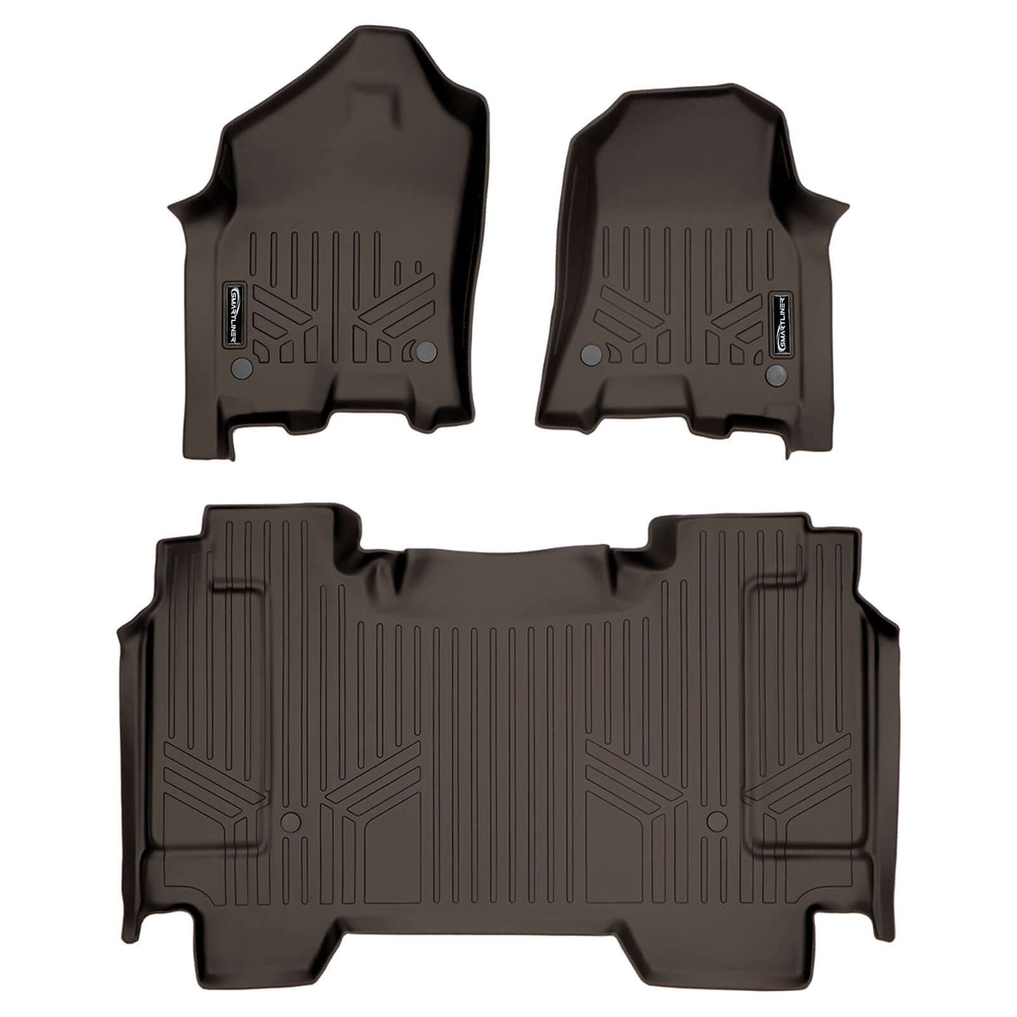 SmartCoverage™ Custom Fit Floor Liners For 2021-2024 Ram 1500 TRX without Rear Underseat Storage Box
