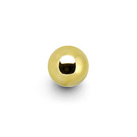 Solid 14K Yellow Gold Replacement Ball 3mm - 16G
