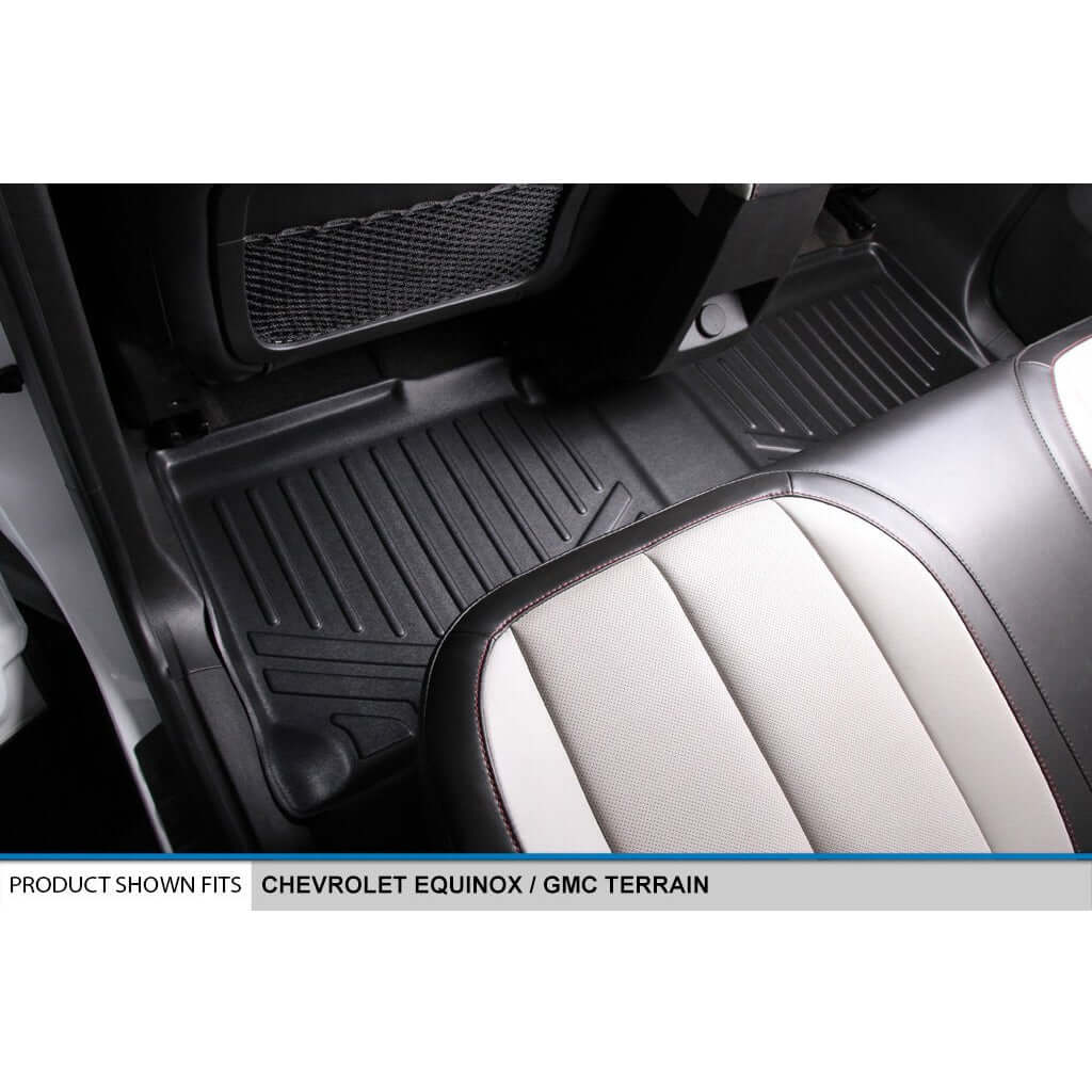 Smart Trim™ Custom Fit Floor Liners For 2011-2017 Chevy Equinox / GMC Terrain (with Dual Front Floor Posts)