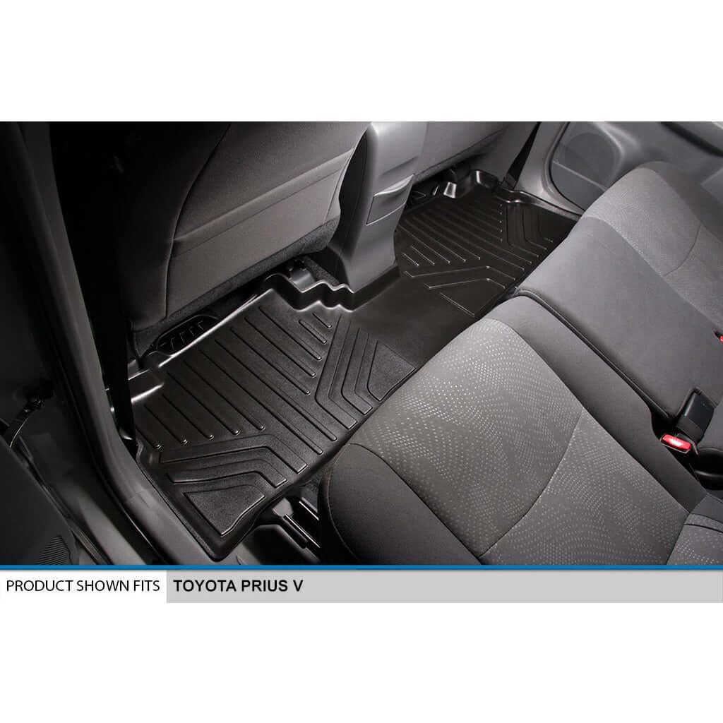 SMARTLINER Custom Fit Floor Liners For 2012-2017 Toyota Prius V